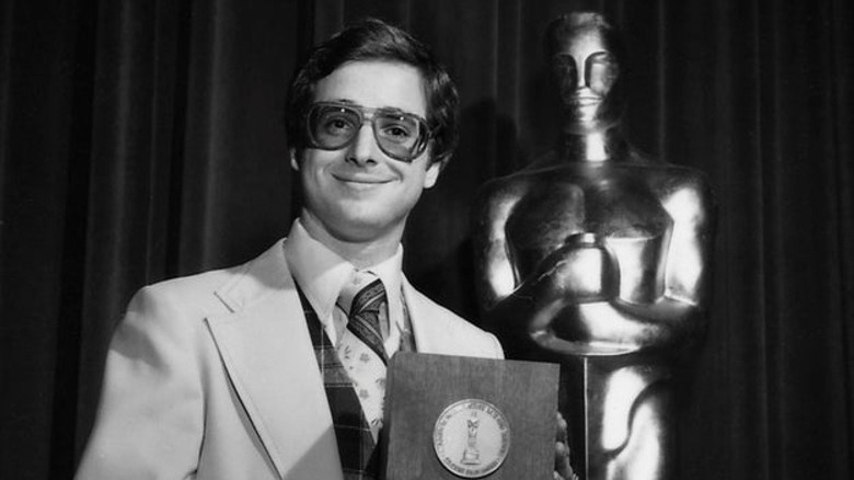 Bob Saget posing with Student Academy Award