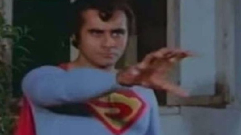 1987's Superman reaching out