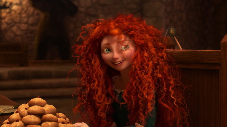 Merida at the dinner table