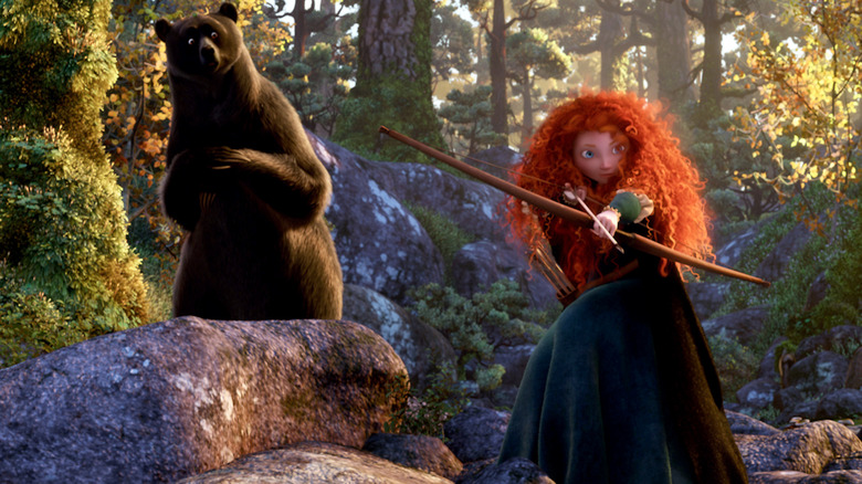Merida catching breakfast with her unbearable mom