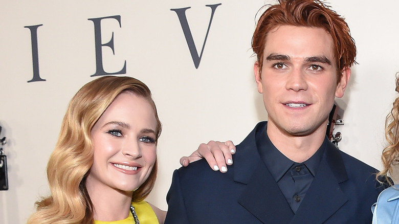 Britt Robertson and KJ Apa smiling