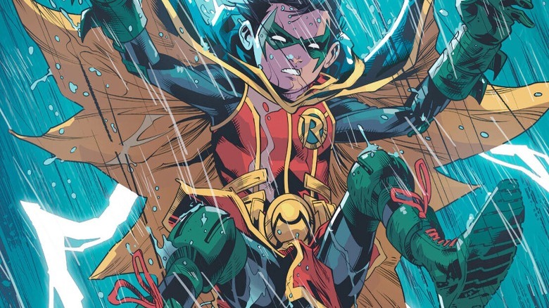 Damian Wayne leaping