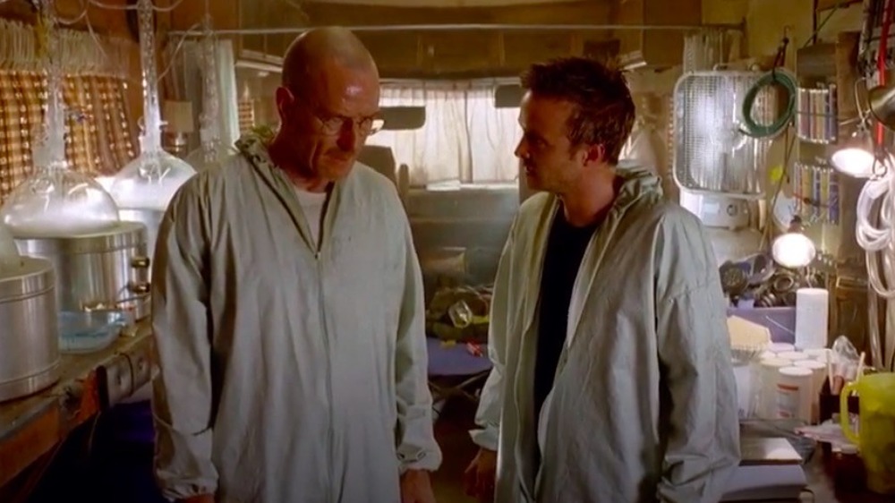 Walt and Jesse in 'lab'