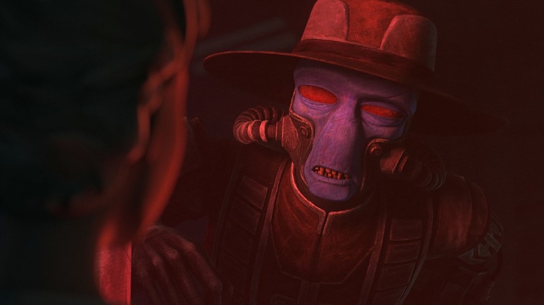 Cad Bane caught in a tight spot