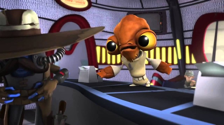 Cad Bane and Admiral Ackbar