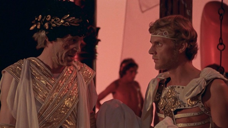 Caligula and Tiberius talking