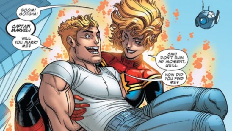 Star-Lord and Captain Marvel