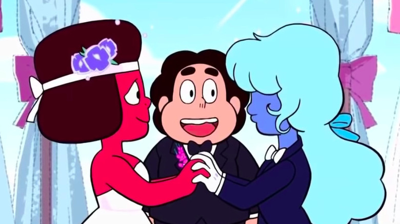 Steven Universe Ruby and Sapphire wedding