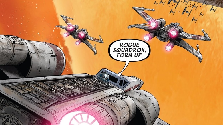 Rogue Squadron in battle