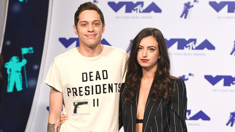 Pete Davidson and Cazzie David