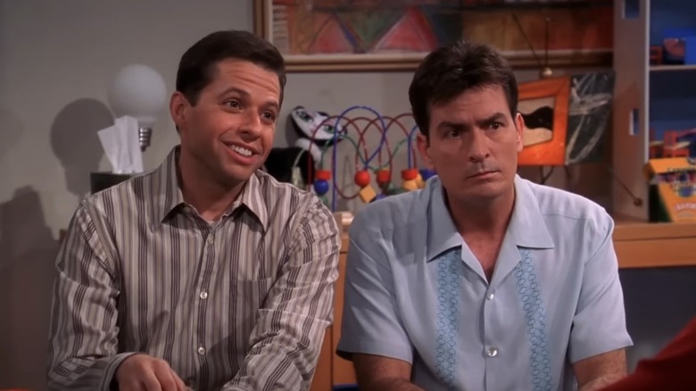 Charlie Sheen and Jon Cryer