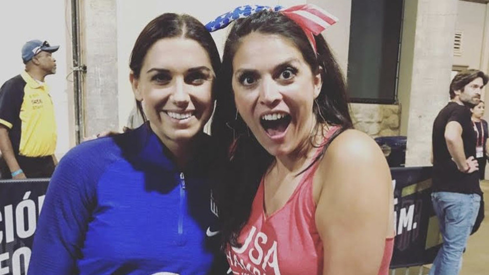 Cecily Strong geeking out over Alex Morgan