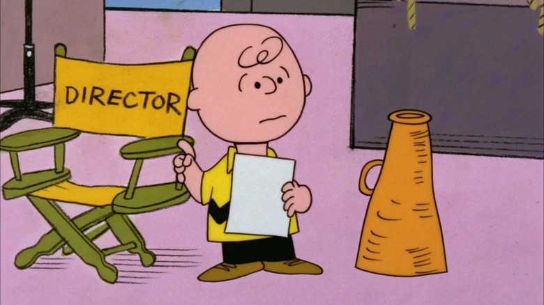 Charlie Brown giving directions