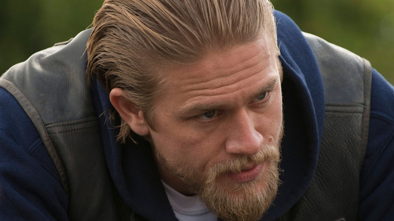 Charlie Hunnam as Jax in Sons of Anarchy