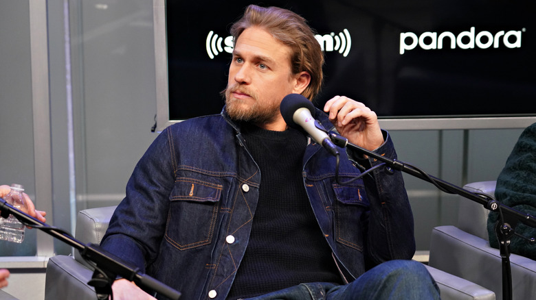 Charlie Hunnam thinking