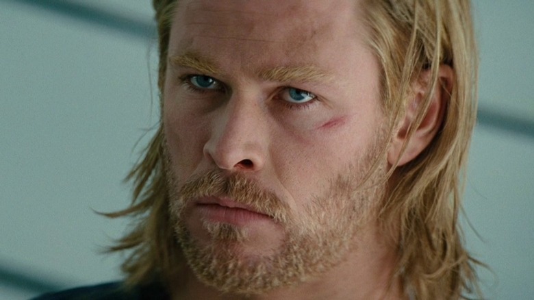 Thor glaring