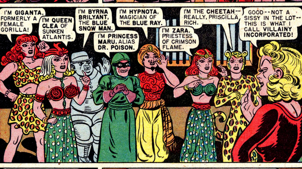 Villainy Incorporated is formed, featuring Giganta, Doctor Poison, the Cheetah, and others, from DC Comics