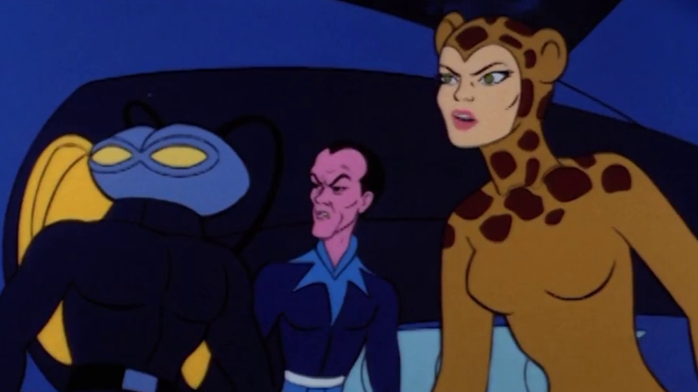 Black Manta, Sinestro, and Cheetah on 'Challenge of the Superfriends'