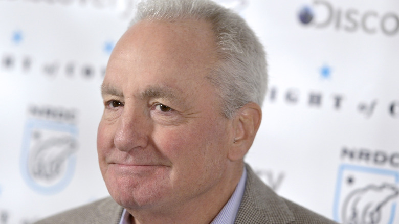 Lorne Michaels tight-lipped smile