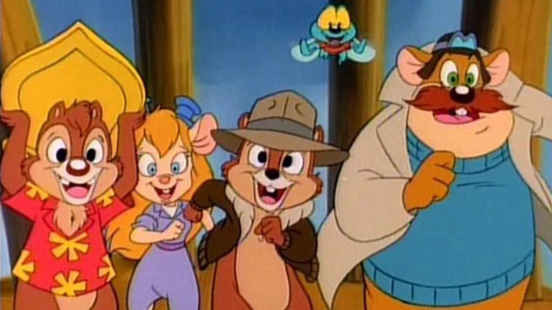 The Rescue Rangers running