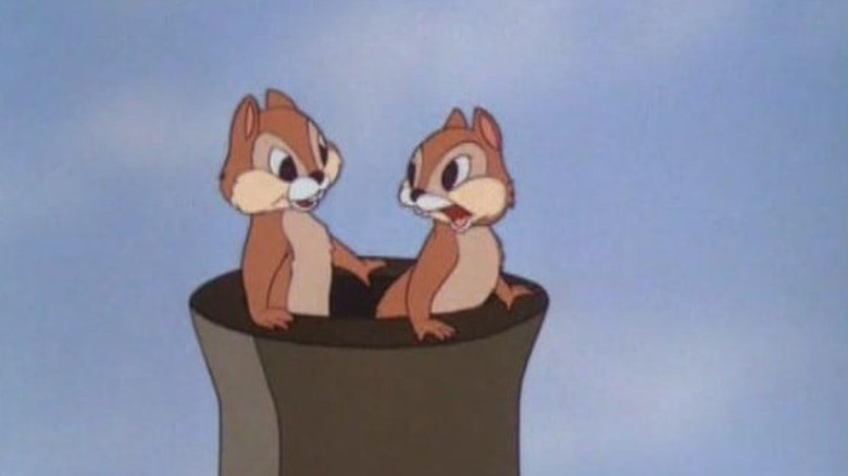 Chip and Dale laughing