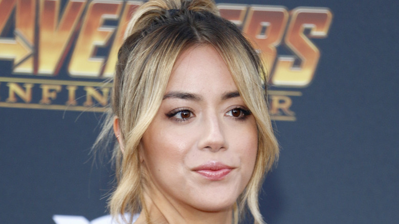 Chloe Bennet posing