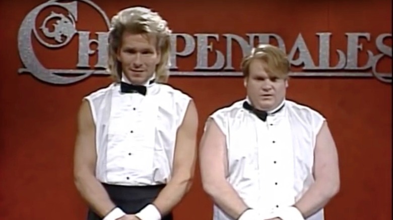 Patrick Swayze Chris Farley SNL