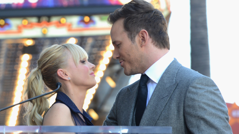 Chris Pratt with Anna Faris