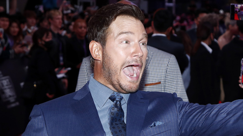 Chris Pratt screaming