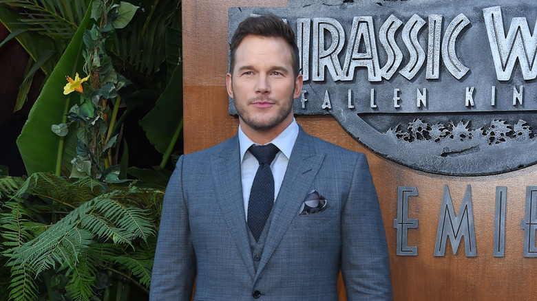 Chris Pratt at Jurassic World premier