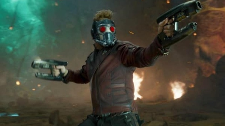 Star-Lord shooting