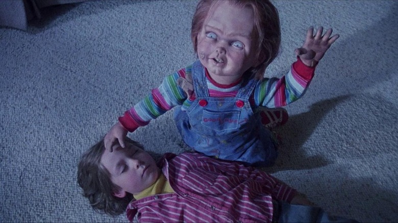 Chucky praying over child body