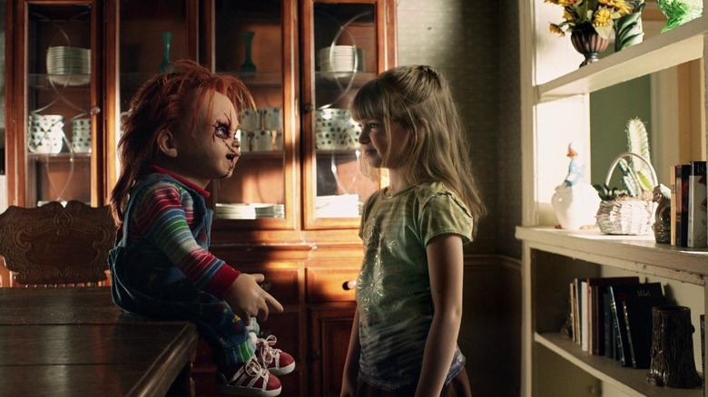 Chucky talking to girl