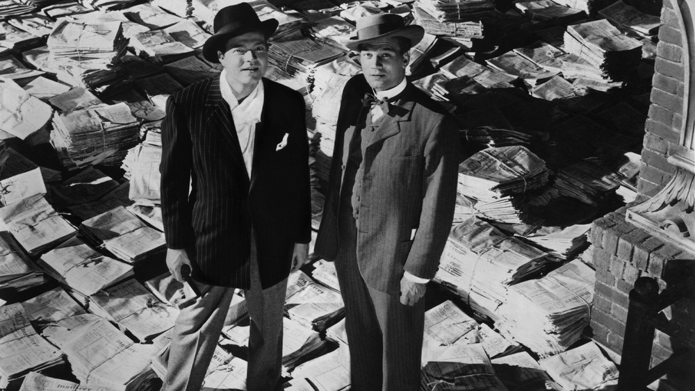 Orson Welles and Joseph Cotten in Citizen Kane