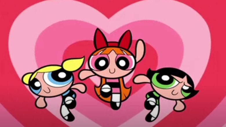 Powepuff Girls flying