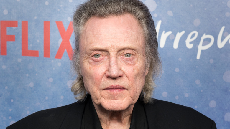 Christopher Walken on the red carpet