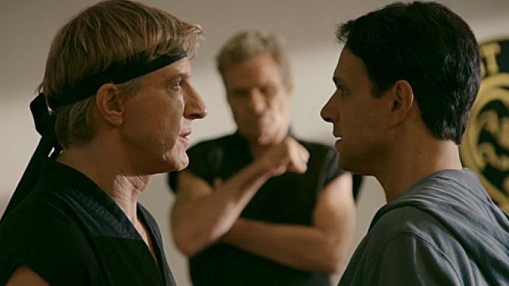 Johnny and Daniel in cobra kai