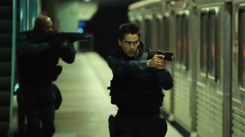 Colin Farrell as a cop in S.W.A.T.