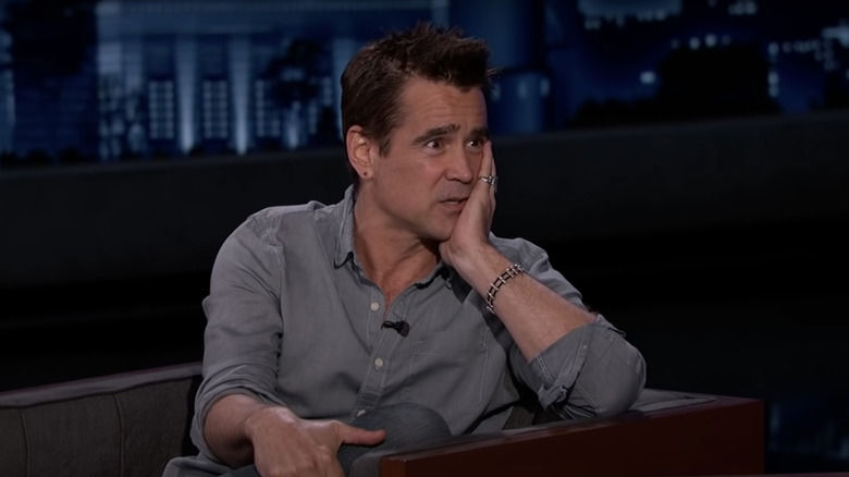 Colin Farrell serious talk show