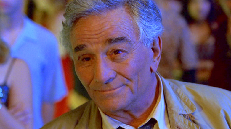 Old Columbo smiling