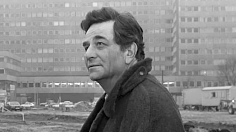 Peter Falk looking wistful