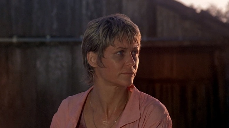 Dee Wallace exhausted in Cujo