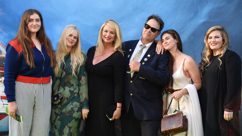 Dan Aykroyd and family at a red carpet event