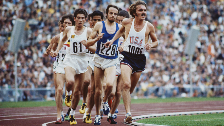 Runners in the 1972 Olympic games