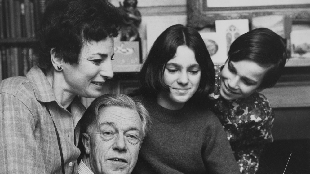 Daniel, his parents and sister