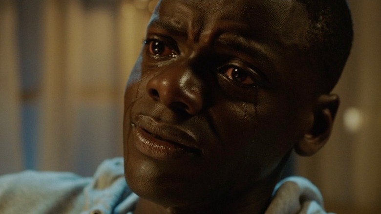 Daniel Kaluuya with tears in eyes