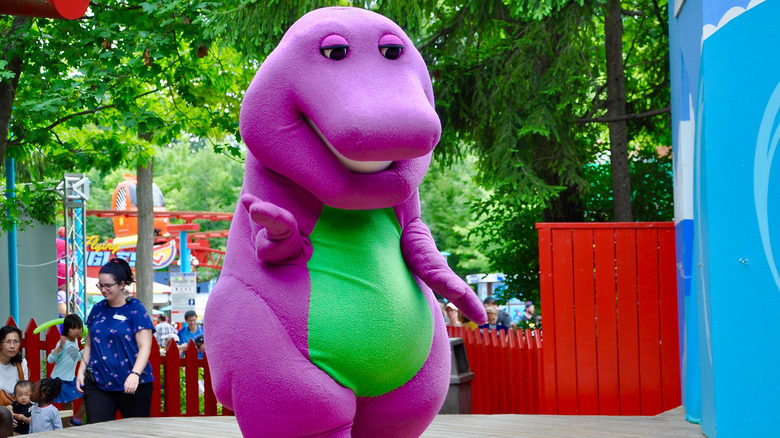 Barney on the streets