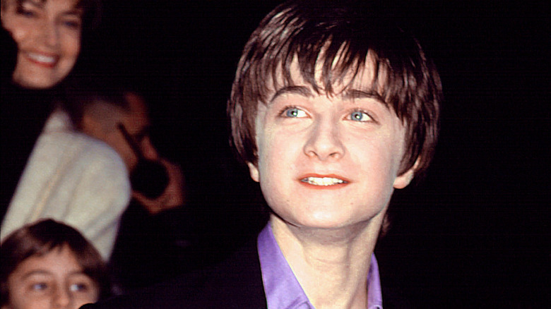 Young Daniel Radcliffe smiles