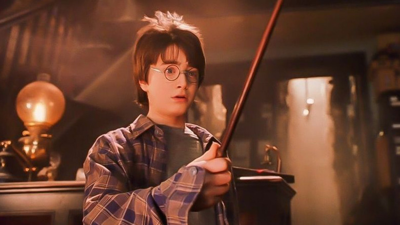 Harry finds his wand