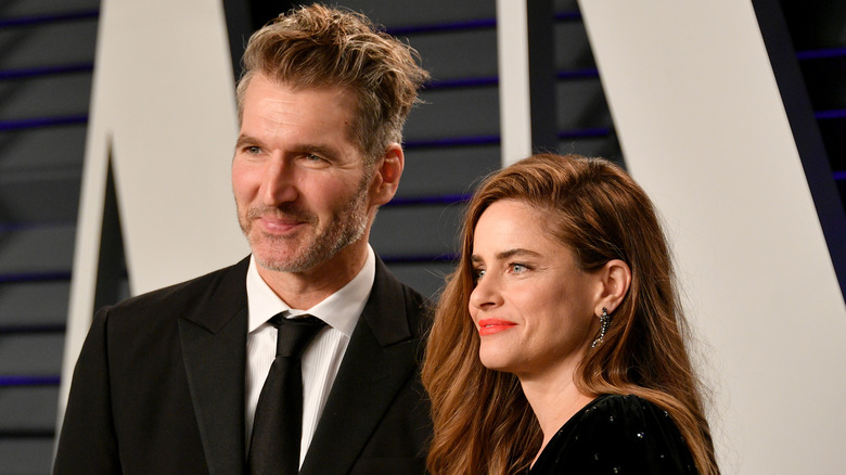 David Benioff and Amanda Peet red carpet